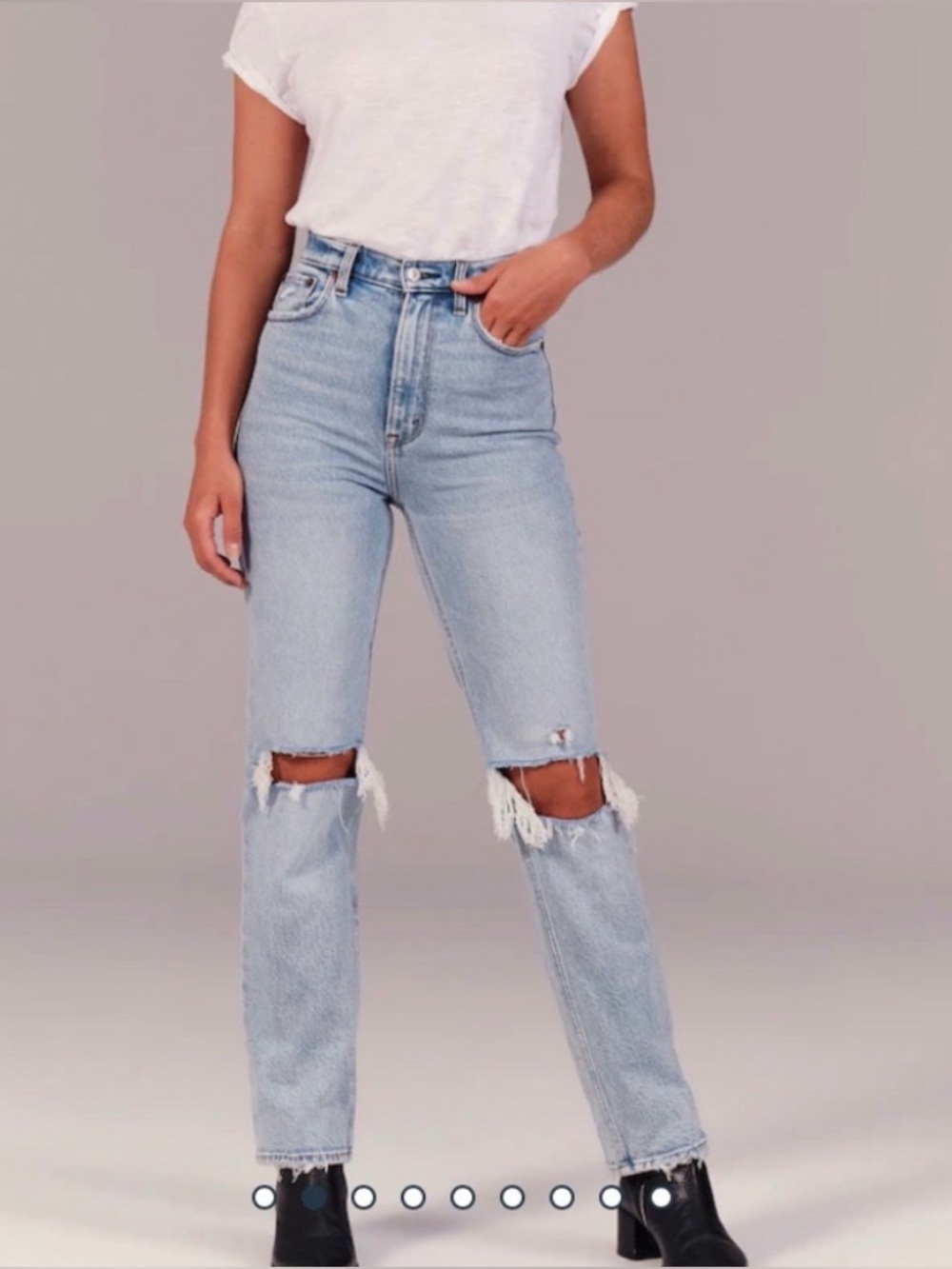 Women’s Abercrombie & Fitch Curve Love 90s relaxed Jean high rise size 31 12L